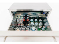 24" 5.3c Deluxe Outdoor Rated 2-Drawer Refrigerator - BellStone