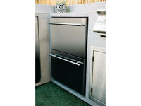 24" 5.3c Deluxe Outdoor Rated 2-Drawer Refrigerator - BellStone