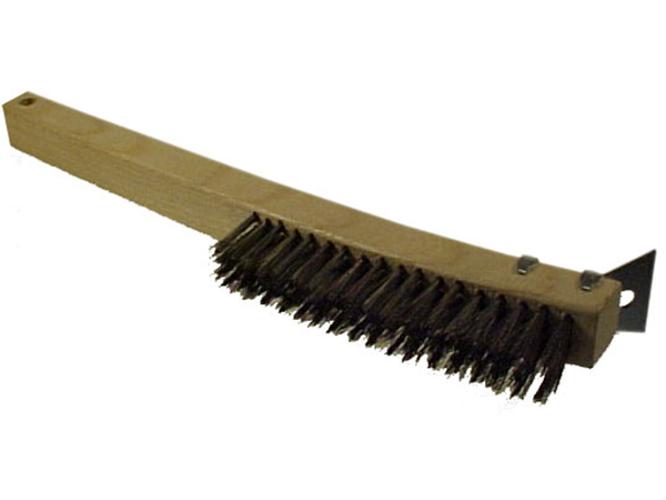 Long Handle Wire Brush w/ Scraper - BellStone