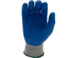 GRX Blue Latex Crinkle Industrial Gloves - BellStone