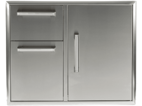 31″ Combination Storage: Door And Drawers Cabinet - BellStone