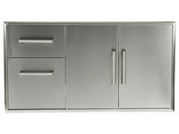Combination Storage: Two Drawer Cabinet & Double Access Doors - BellStone